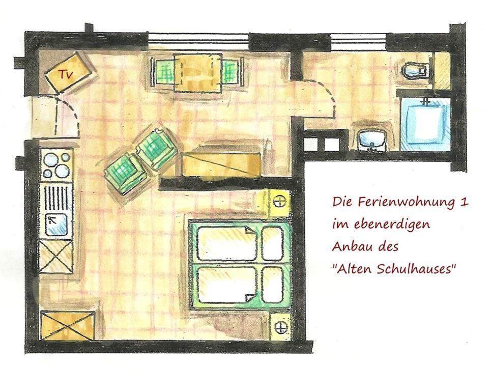 Altes Schulhaus Apartment Bad Schwartau Room photo